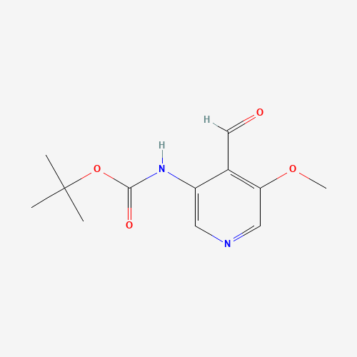 tert-butyl N-(4-formyl-5-methoxypyridin-3-yl)carbamate (CAS: 1049677-54-4) - Related Chemical Product