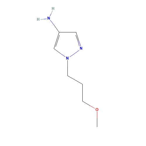 1-(3-methoxypropyl)pyrazol-4-amine (CAS: 1184692-53-2) - Related Chemical Product