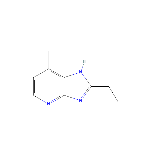 2-ethyl-7-methyl-1H-imidazo[4,5-b]pyridine (CAS: 133240-12-7) - Related Chemical Product