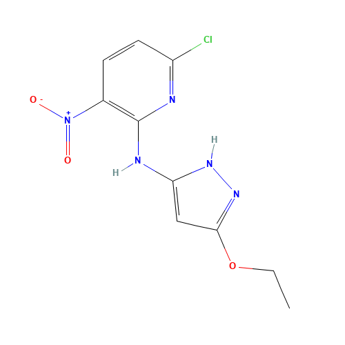 6-chloro-N-(3-ethoxy-1H-pyrazol-5-yl)-3-nitropyridin-2-amine (CAS: 1079275-41-4) - Related Chemical Product