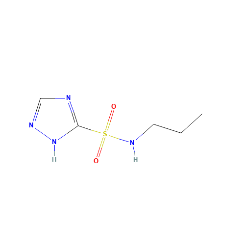 N-propyl-1H-1,2,4-triazole-5-sulfonamide (CAS: 1207755-08-5) - Chemical Structure and Molecular Formula 