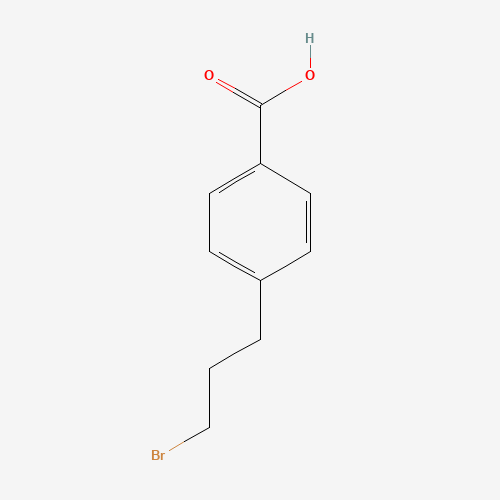 4-(3-bromopropyl)benzoic acid (CAS: 6309-79-1) - Chemical Structure and Molecular Formula 