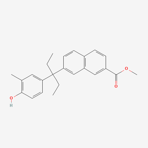 methyl 7-[3-(4-hydroxy-3-methylphenyl)pentan-3-yl]naphthalene-2-carboxylate (CAS: 895521-26-3) - Related Chemical Product