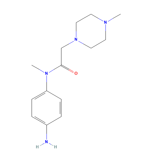 N-(4-aminophenyl)-N-methyl-2-(4-methylpiperazin-1-yl)acetamide (CAS: 262368-30-9) - Related Chemical Product
