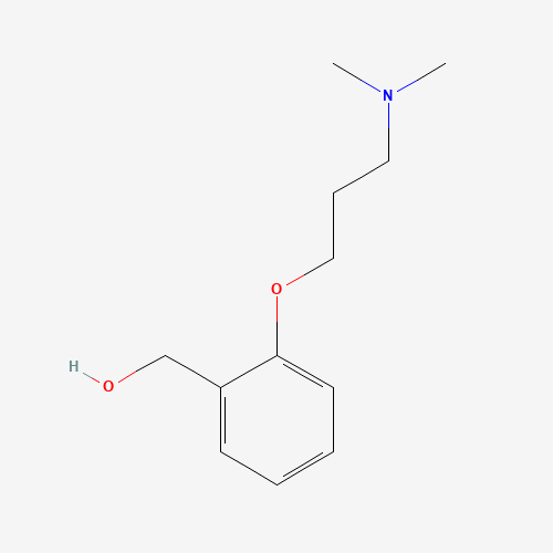 [2-[3-(dimethylamino)propoxy]phenyl]methanol (CAS: 14573-97-8) - Chemical Structure and Molecular Formula 