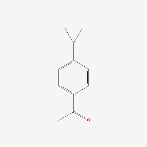 1-(4-cyclopropylphenyl)ethanone (CAS: 6921-45-5) - Chemical Structure and Molecular Formula 