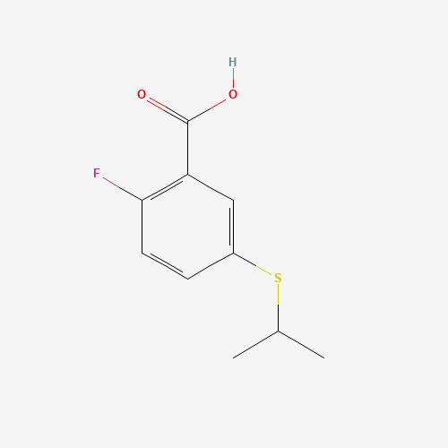 2-fluoro-5-propan-2-ylsulfanylbenzoic acid (CAS: 138736-66-0) - Related Chemical Product