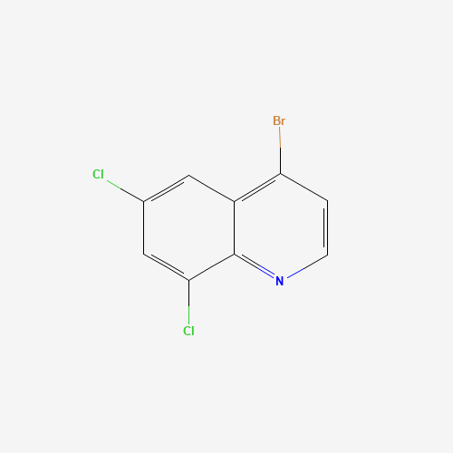 4-bromo-6,8-dichloroquinoline (CAS: 35478-81-0) - Chemical Structure and Molecular Formula 