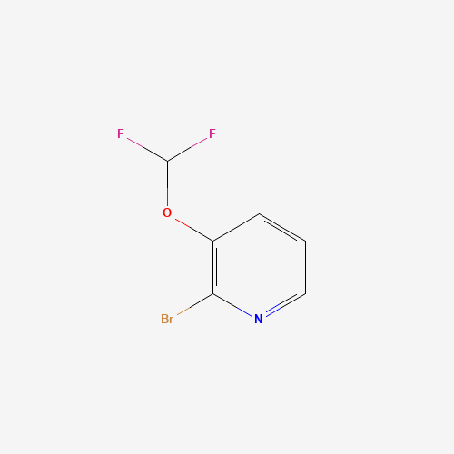 2-bromo-3-(difluoromethoxy)pyridine (CAS: 947249-27-6) - Chemical Structure and Molecular Formula 