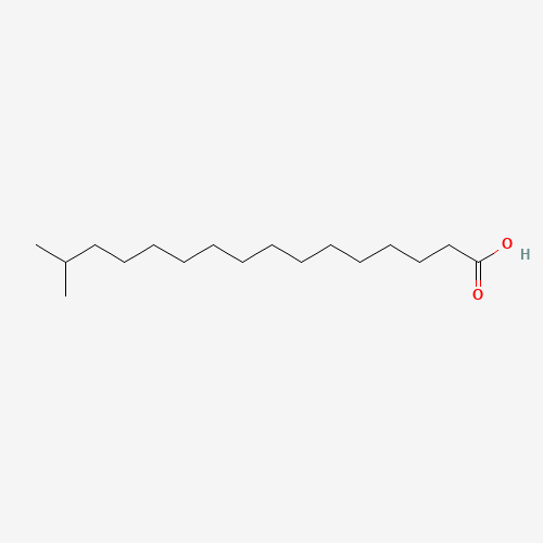 15-methylhexadecanoic acid (CAS: 1603-03-8) - Chemical Structure and Molecular Formula 