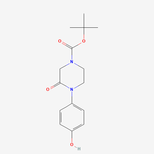 tert-butyl 4-(4-hydroxyphenyl)-3-oxopiperazine-1-carboxylate (CAS: 921616-61-7) - Related Chemical Product