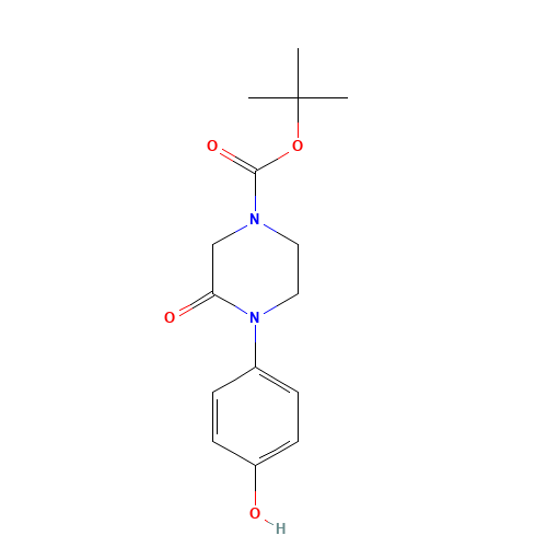tert-butyl 4-(4-hydroxyphenyl)-3-oxopiperazine-1-carboxylate (CAS: 921616-61-7) - Related Chemical Product