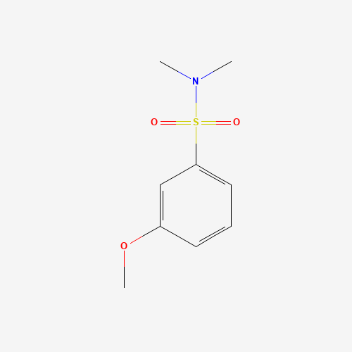 3-methoxy-N,N-dimethylbenzenesulfonamide (CAS: 612498-77-8) - Chemical Structure and Molecular Formula 