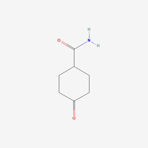 4-oxocyclohexane-1-carboxamide (CAS: 204136-88-9) - Chemical Structure and Molecular Formula 
