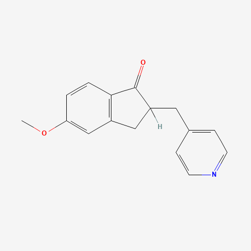 5-methoxy-2-(pyridin-4-ylmethyl)-2,3-dihydroinden-1-one (CAS: 154932-68-0) - Related Chemical Product