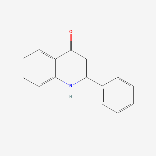 2-phenyl-2,3-dihydro-1H-quinolin-4-one (CAS: 113567-29-6) - Chemical Structure and Molecular Formula 