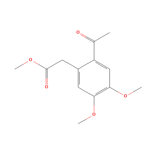 methyl 2-(2-acetyl-4,5-dimethoxyphenyl)acetate (CAS: 17173-27-2) - Related Chemical Product