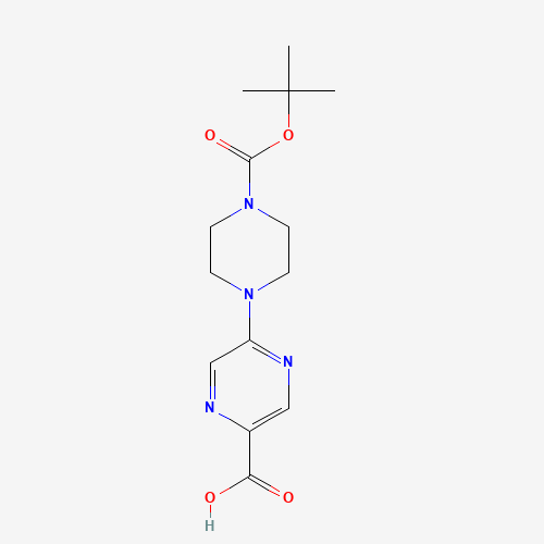 5-[4-[(2-methylpropan-2-yl)oxycarbonyl]piperazin-1-yl]pyrazine-2-carboxylic acid (CAS: 1209646-17-2) - Related Chemical Product