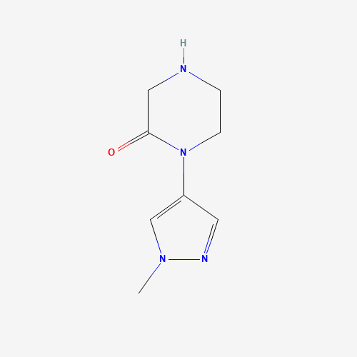 1-(1-methylpyrazol-4-yl)piperazin-2-one (CAS: 1309081-44-4) - Related Chemical Product