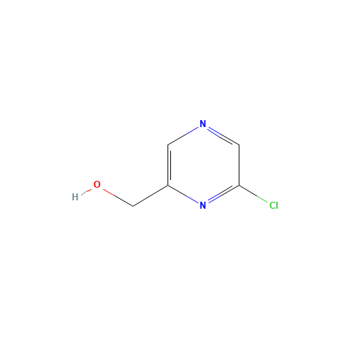 (6-chloropyrazin-2-yl)methanol (CAS: 1240602-95-2) - Chemical Structure and Molecular Formula 