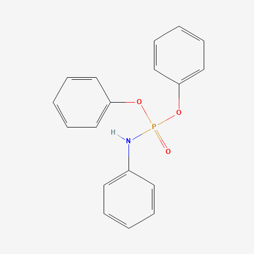 N-diphenoxyphosphorylaniline (CAS: 3848-51-9) - Chemical Structure and Molecular Formula 