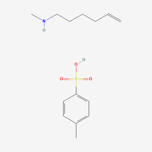 4-methylbenzenesulfonic acid;N-methylhex-5-en-1-amine (CAS: 1108656-90-1) - Chemical Structure and Molecular Formula 
