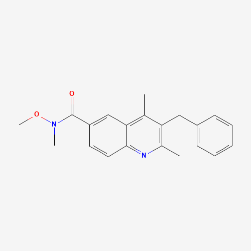 3-benzyl-N-methoxy-N,2,4-trimethylquinoline-6-carboxamide (CAS: 1599529-22-2) - Related Chemical Product