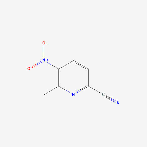 6-methyl-5-nitropyridine-2-carbonitrile (CAS: 65169-58-6) - Chemical Structure and Molecular Formula 