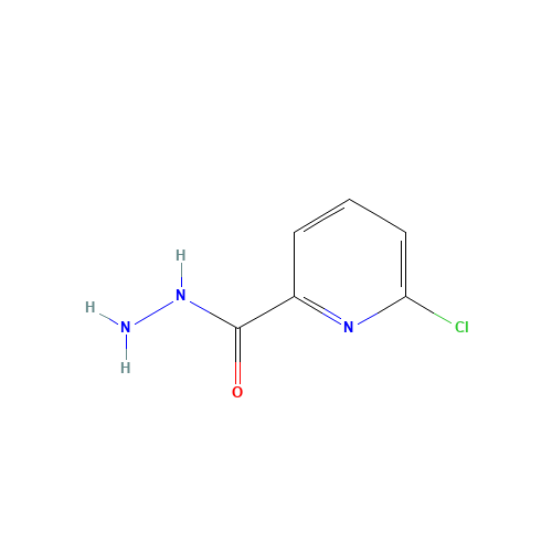 6-chloropyridine-2-carbohydrazide (CAS: 98142-19-9) - Chemical Structure and Molecular Formula 