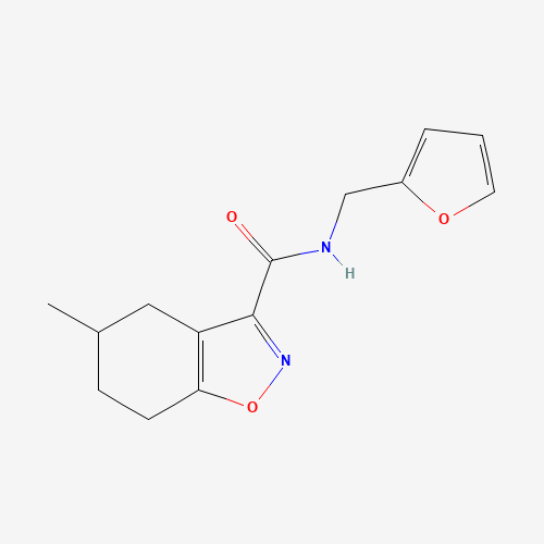 N-(furan-2-ylmethyl)-5-methyl-4,5,6,7-tetrahydro-1,2-benzoxazole-3-carboxamide (CAS: 832121-30-9) - Related Chemical Product