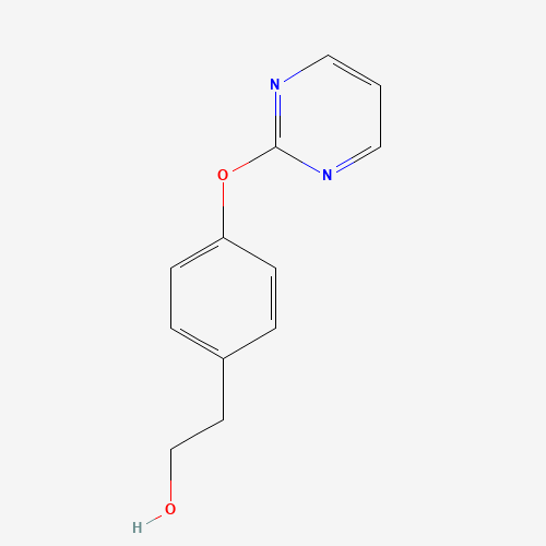 2-(4-pyrimidin-2-yloxyphenyl)ethanol (CAS: 1380430-10-3) - Chemical Structure and Molecular Formula 