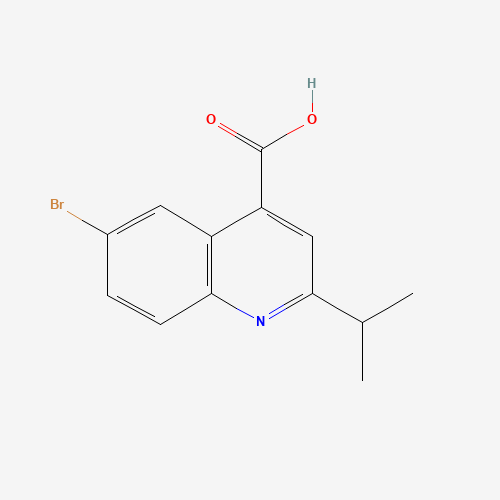 6-bromo-2-propan-2-ylquinoline-4-carboxylic acid (CAS: 401624-46-2) - Related Chemical Product