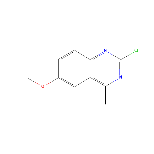 2-chloro-6-methoxy-4-methylquinazoline (CAS: 952434-87-6) - Chemical Structure and Molecular Formula 