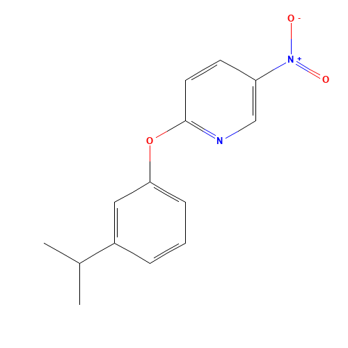 5-nitro-2-(3-propan-2-ylphenoxy)pyridine (CAS: 1216748-94-5) - Related Chemical Product
