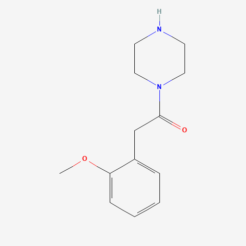 2-(2-methoxyphenyl)-1-piperazin-1-ylethanone (CAS: 194943-66-3) - Chemical Structure and Molecular Formula 