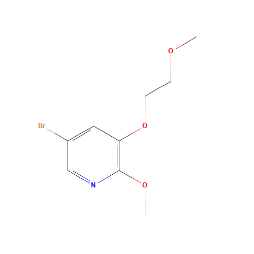 5-bromo-2-methoxy-3-(2-methoxyethoxy)pyridine (CAS: 1241752-41-9) - Related Chemical Product