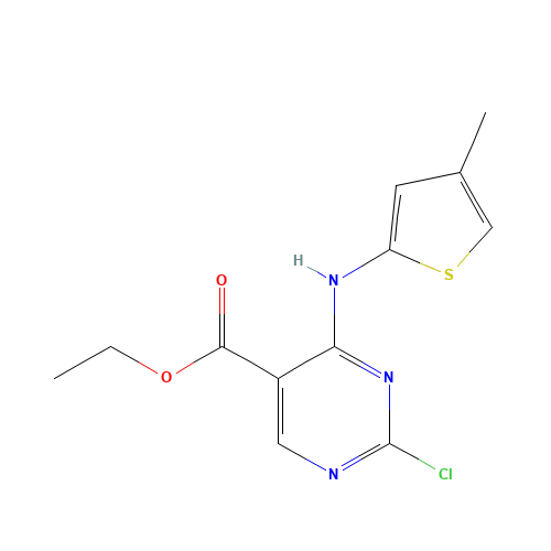 ethyl 2-chloro-4-[(4-methylthiophen-2-yl)amino]pyrimidine-5-carboxylate (CAS: 1439908-83-4) - Related Chemical Product
