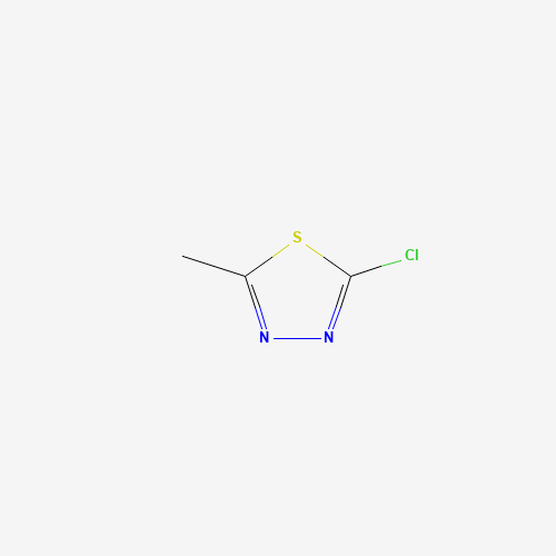 2-chloro-5-methyl-1,3,4-thiadiazole (CAS: 53645-94-6) - Chemical Structure and Molecular Formula 