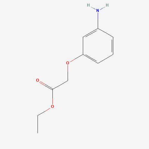 ethyl 2-(3-aminophenoxy)acetate (CAS: 58559-52-7) - Chemical Structure and Molecular Formula 