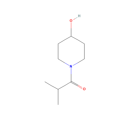 1-(4-hydroxypiperidin-1-yl)-2-methylpropan-1-one (CAS: 1082928-57-1) - Related Chemical Product