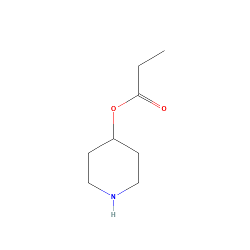 piperidin-4-yl propanoate (CAS: 342402-45-3) - Chemical Structure and Molecular Formula 