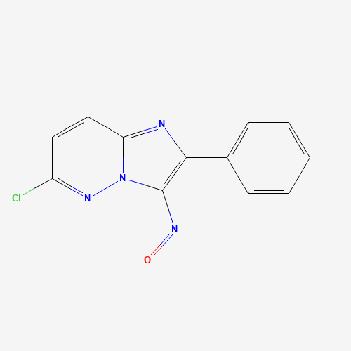 6-chloro-3-nitroso-2-phenylimidazo[1,2-b]pyridazine (CAS: 483367-60-8) - Chemical Structure and Molecular Formula 