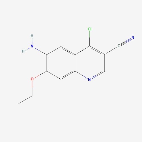 6-amino-4-chloro-7-ethoxyquinoline-3-carbonitrile (CAS: 848133-87-9) - Related Chemical Product