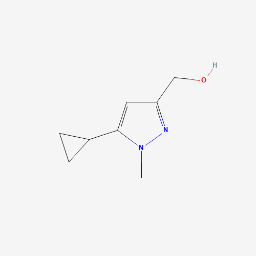 (5-cyclopropyl-1-methylpyrazol-3-yl)methanol (CAS: 1226334-07-1) - Related Chemical Product