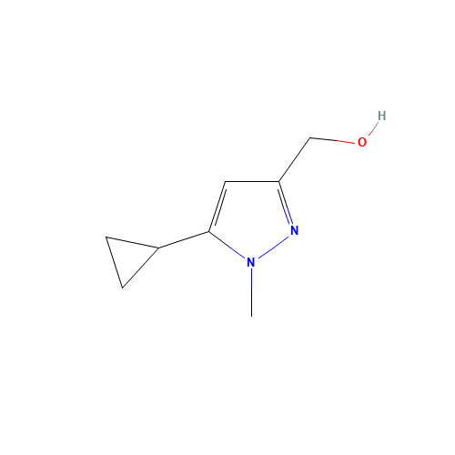 (5-cyclopropyl-1-methylpyrazol-3-yl)methanol (CAS: 1226334-07-1) - Related Chemical Product