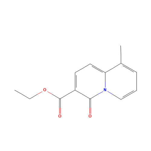 ethyl 9-methyl-4-oxoquinolizine-3-carboxylate (CAS: 101192-35-2) - Chemical Structure and Molecular Formula 