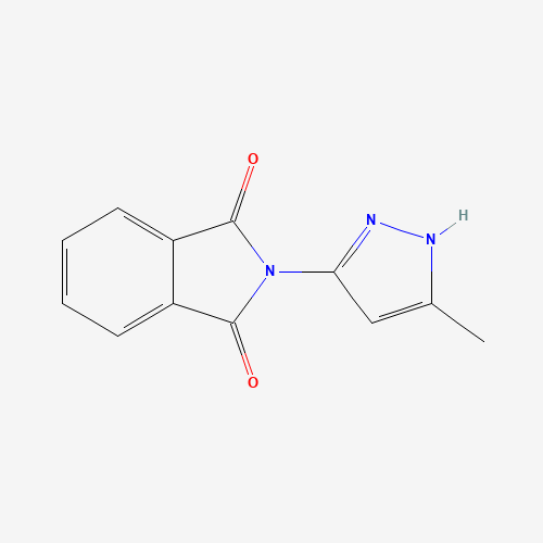 2-(5-methyl-1H-pyrazol-3-yl)isoindole-1,3-dione (CAS: 59208-48-9) - Related Chemical Product