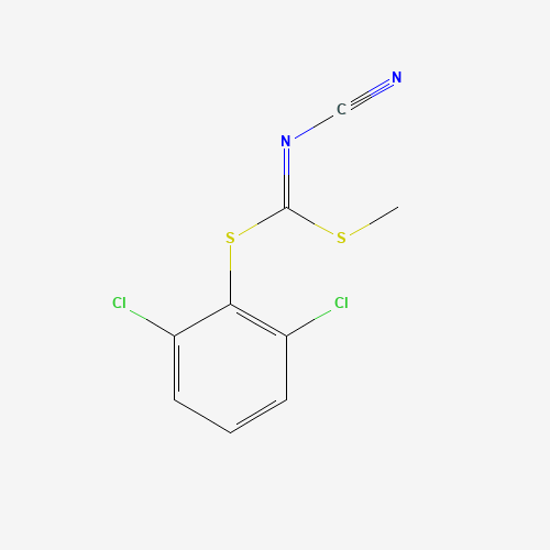 [(2,6-dichlorophenyl)sulfanyl-methylsulfanylmethylidene]cyanamide (CAS: 152382-18-8) - Related Chemical Product