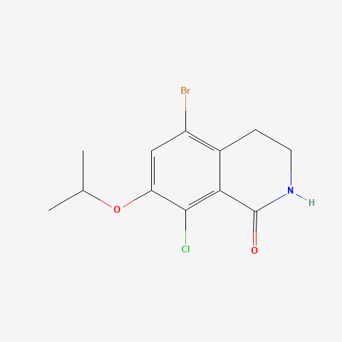 5-bromo-8-chloro-7-propan-2-yloxy-3,4-dihydro-2H-isoquinolin-1-one (CAS: 1616289-62-3) - Related Chemical Product