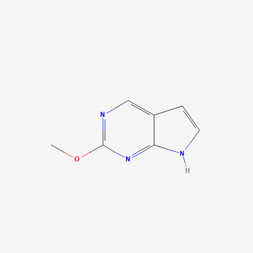 2-methoxy-7H-pyrrolo[2,3-d]pyrimidine (CAS: 148214-62-4) - Chemical Structure and Molecular Formula 
